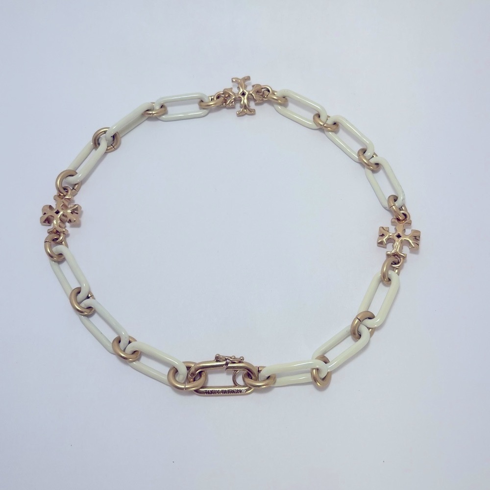 TORY BURCH Roxanne Chain Short Necklace